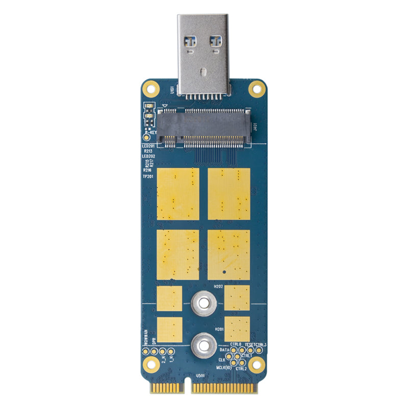 M.2 to USB3.0/MiniPCIe Adaptr Board ( for LTE Module )