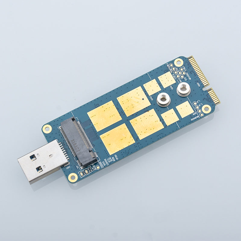 M.2 to USB3.0/MiniPCIe Adaptr Board ( for LTE Module )