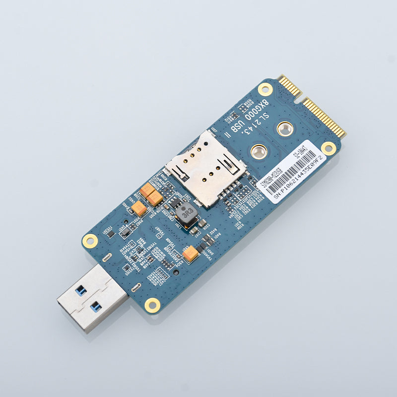 M.2 to USB3.0/MiniPCIe Adaptr Board ( for LTE Module )